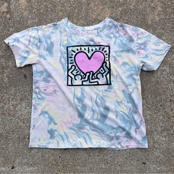 Keith Haring multicolor T-shirt L - Picture 1 of 5